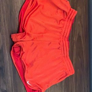Nike Orange Shorts